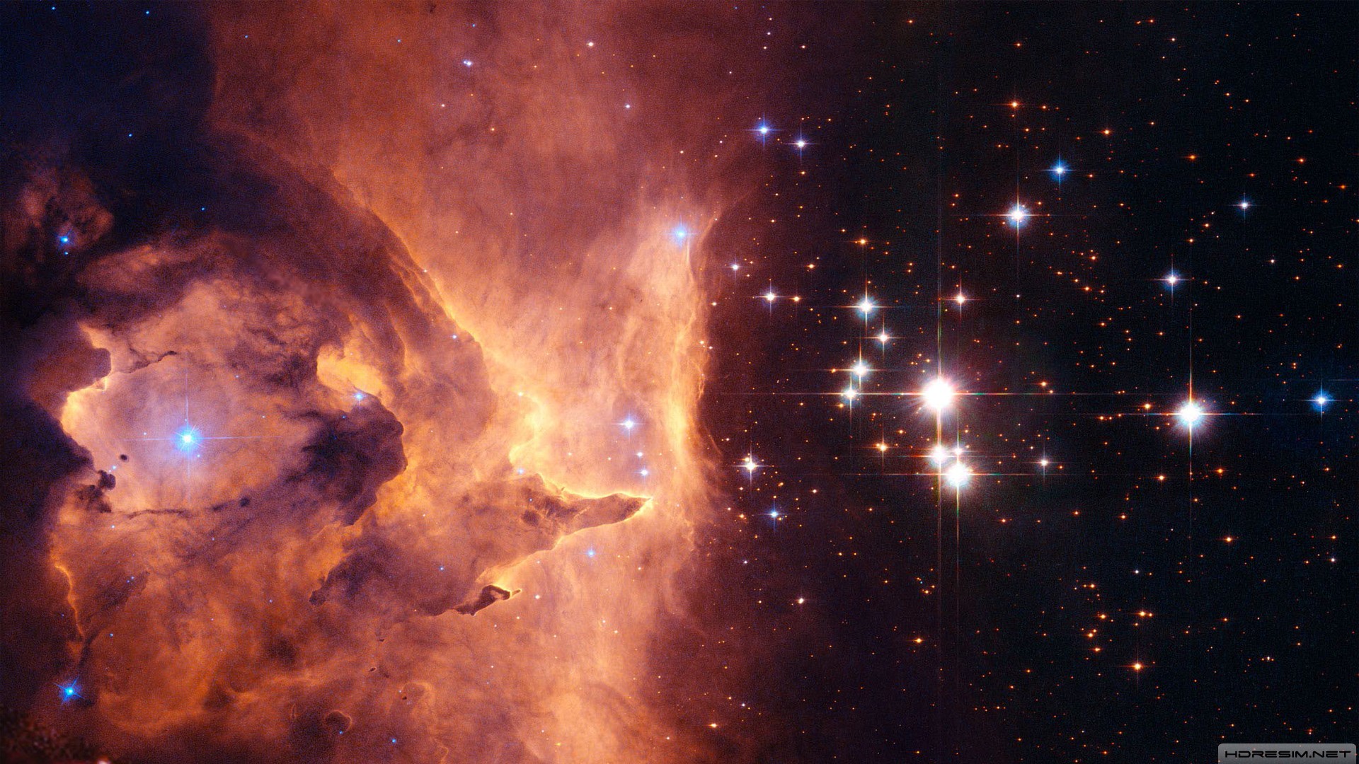 nebula,uzay,gaz bulutu,yıldız
