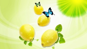 sebze,kelebek,limon