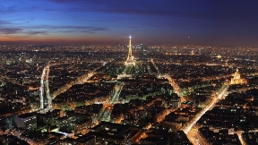 paris,şehir,akşam
