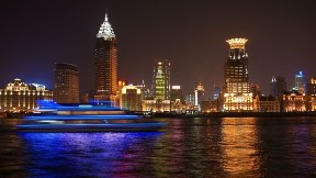 shanghai,akşam,deniz