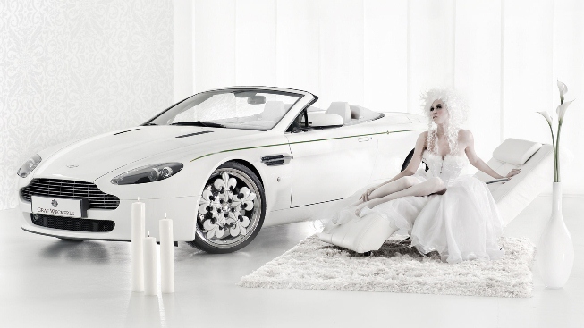 Aston Martin V8 Vantage Blanc De Blancs