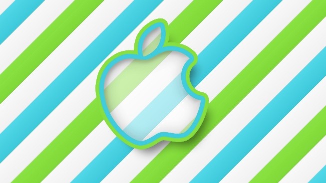 Apple Çizgisel Cam Masaüstü Resmi