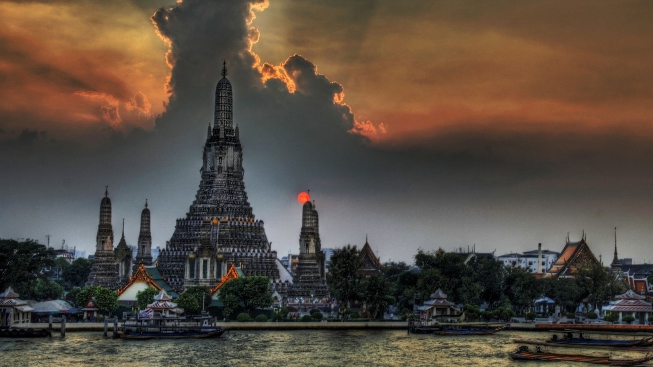 HDR Bangkok Tarihi Yapı