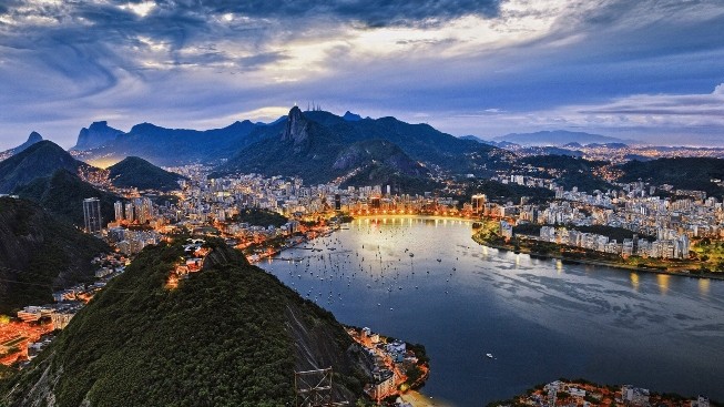 Rio De Janeiro Akşam Manzarası