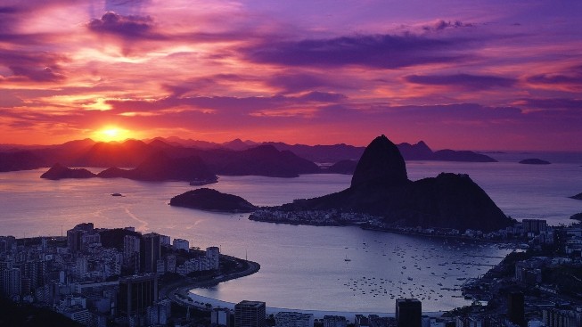 Rio De Janeiro Günbatımı Duvar Kağıdı