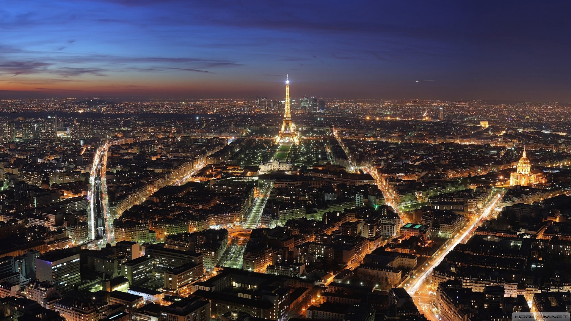 paris,şehir,akşam