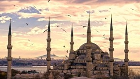 istanbul,sultan ahmet,cami,günbatımı,bulut