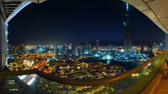 Gece Dubai Manzarası