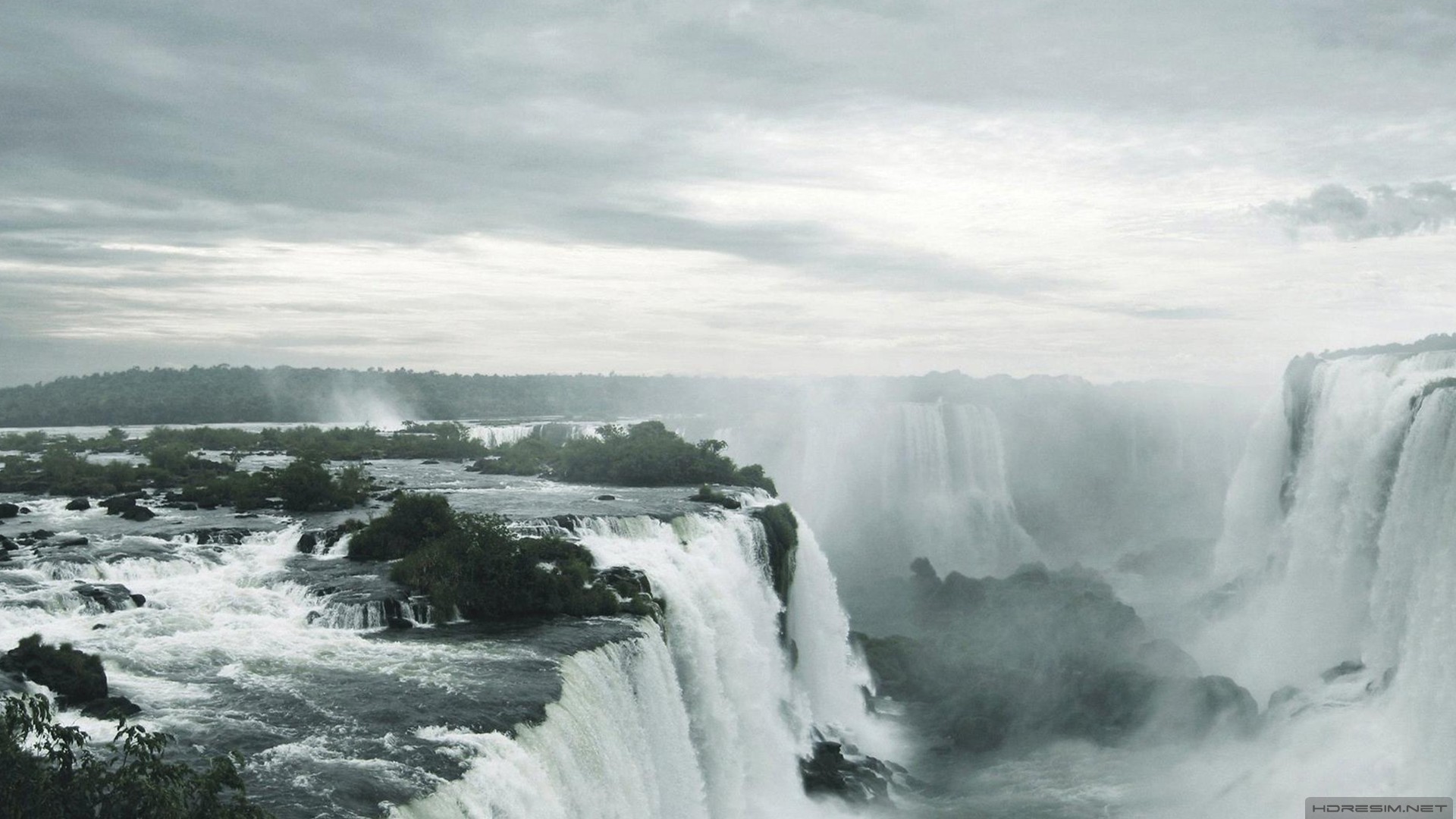 Iguazu,şelale,doğa,gökyüzü,bulut