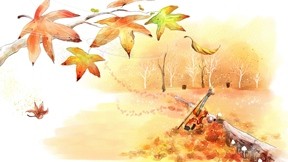illüstrasyon,sonbahar,ağaç,keman,rüzgar