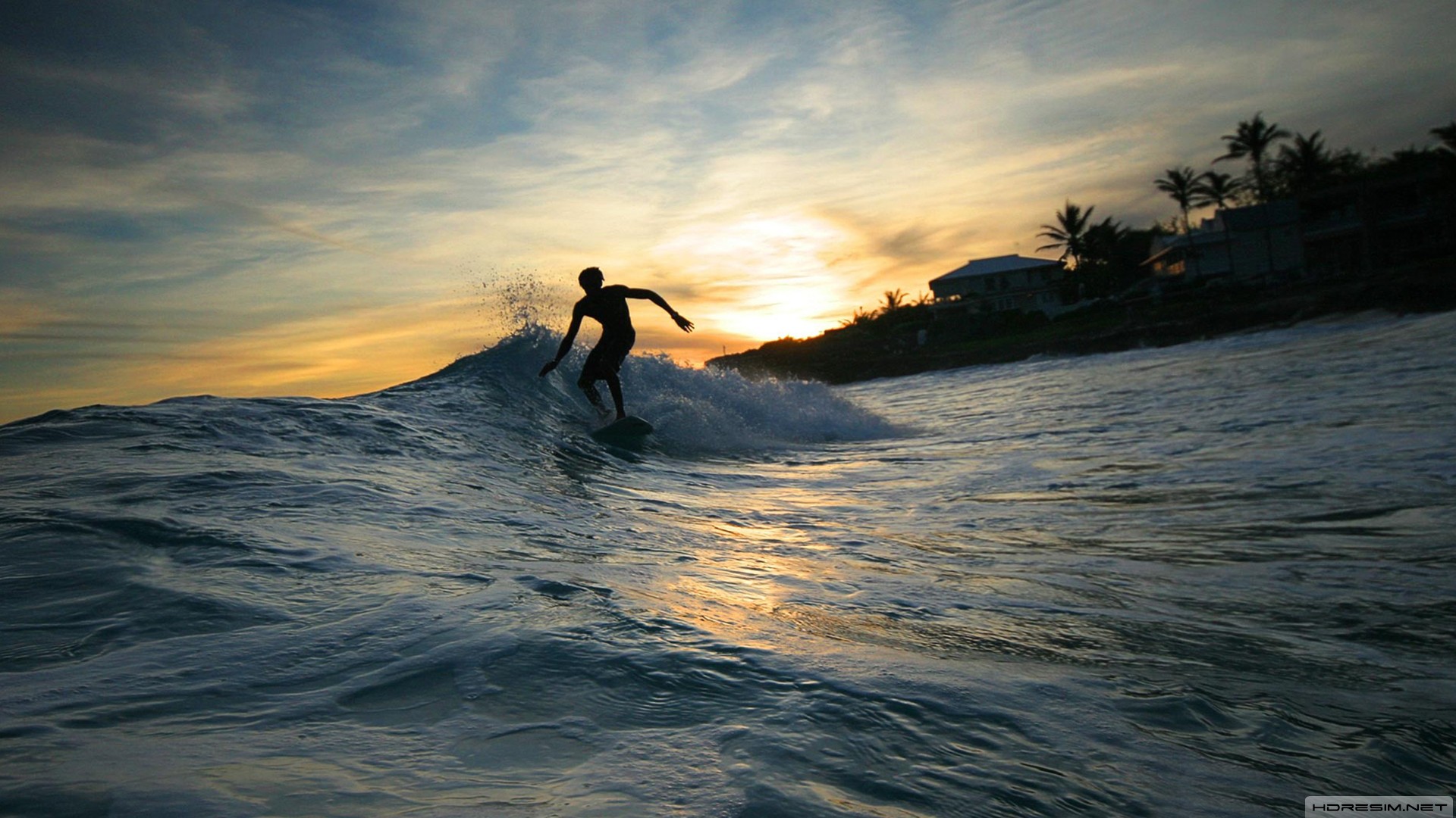 deniz,sörf,dalga,günbatımı
