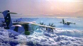 airbus,a400m,uçak,atlas,nakliye uçağı,gökyüzü,günbatımı