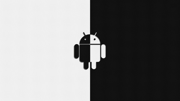 Android Siyah Beyaz