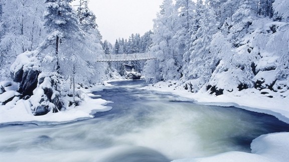 Kışın Soğuk Nehir