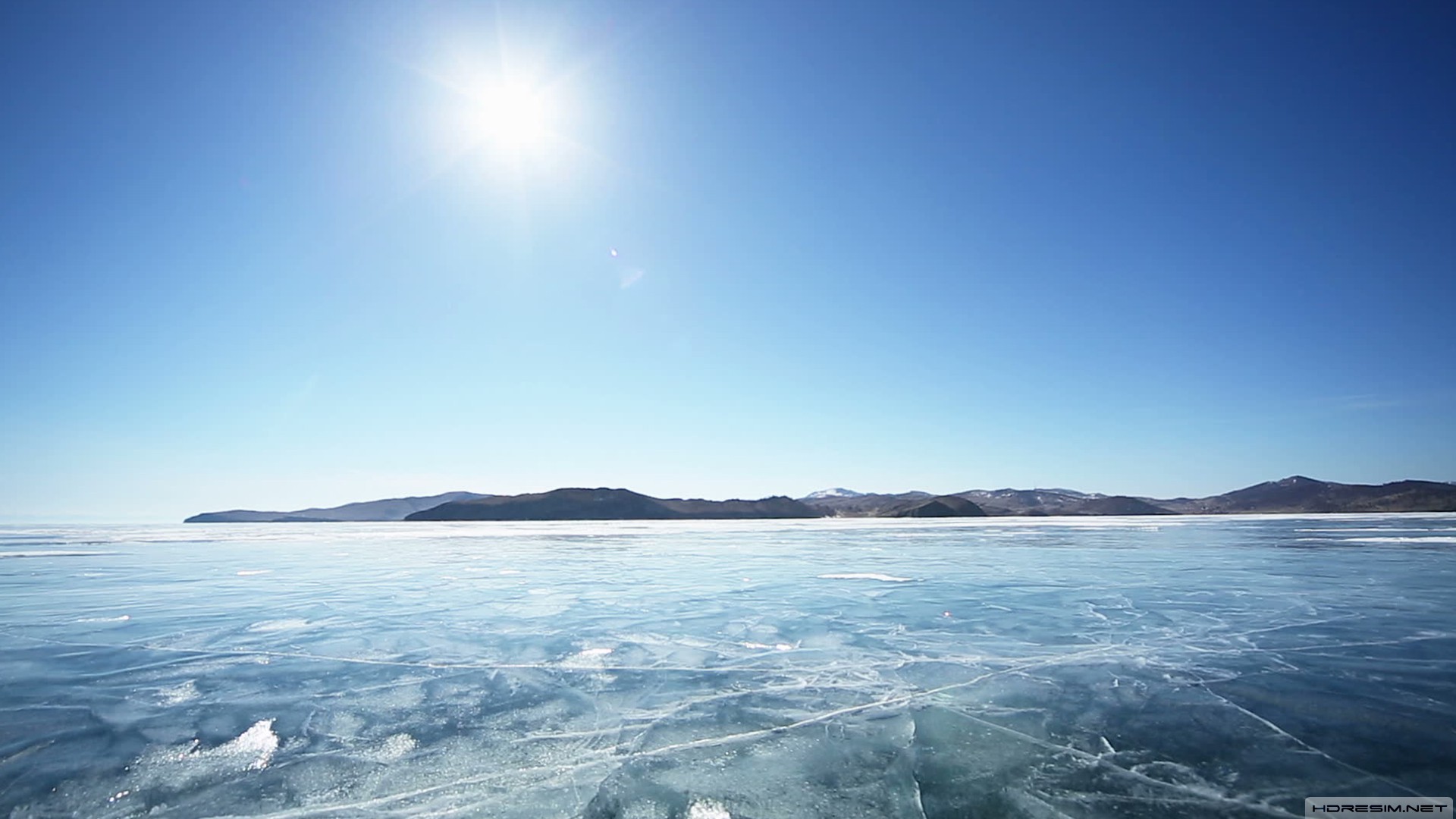 baykal gölü,rusya,buz,güneş,gökyüzü
