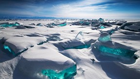 baykal gölü,rusya,buz,kar,güneş