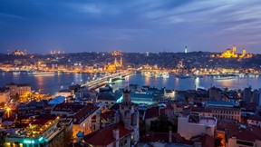 istanbul,türkiye,şehir,gece,deniz,cami