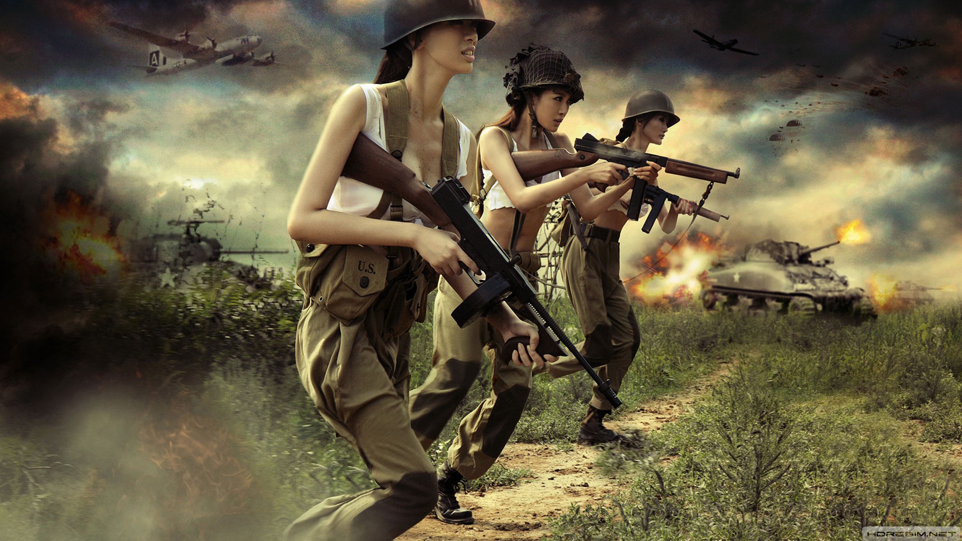 savaş kadınları