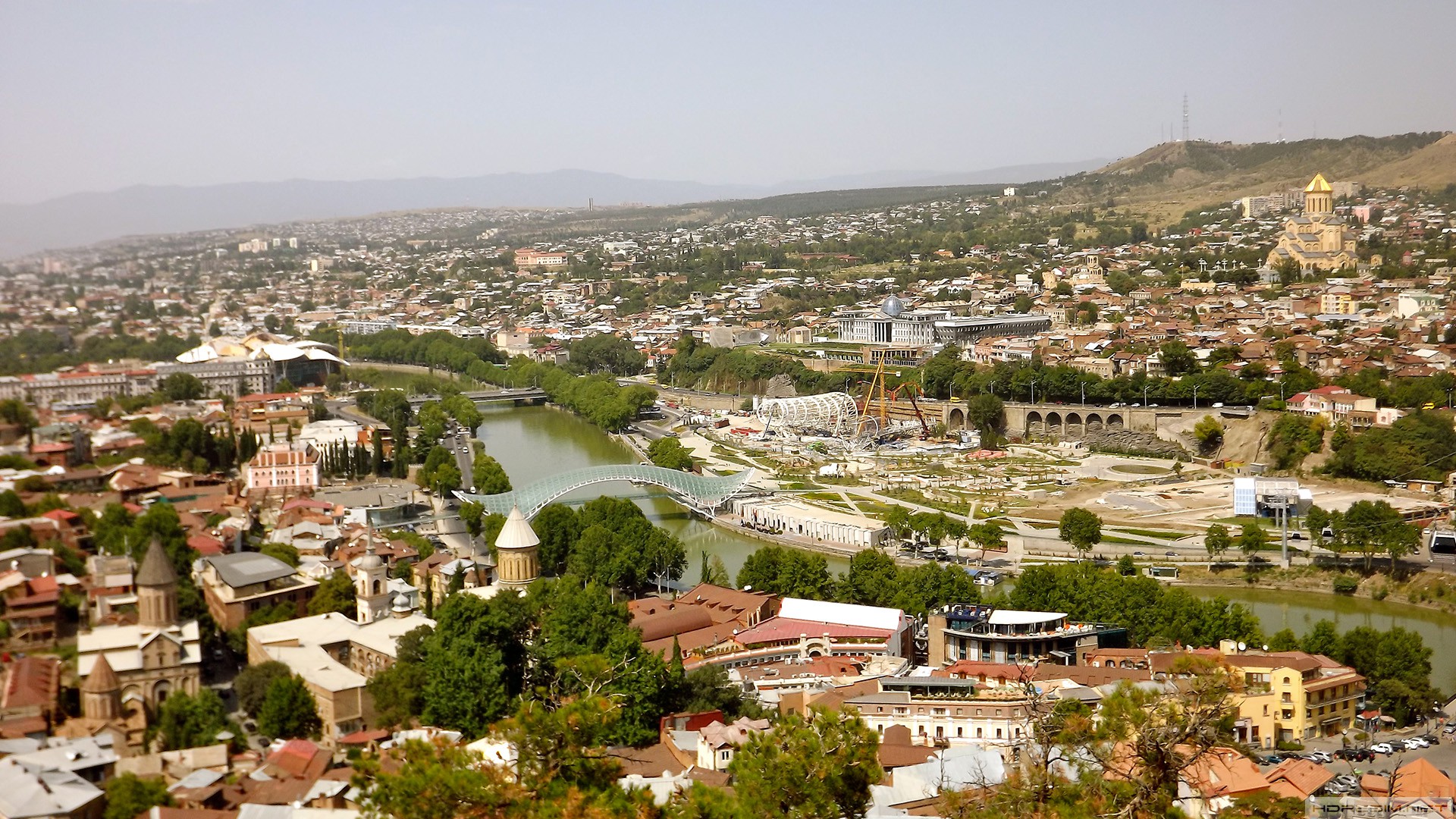 tiflis,şehir,nehir,gürcistan