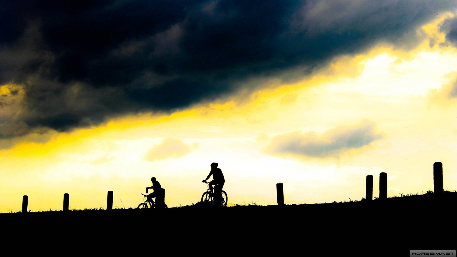 bisiklet,spor,günbatımı